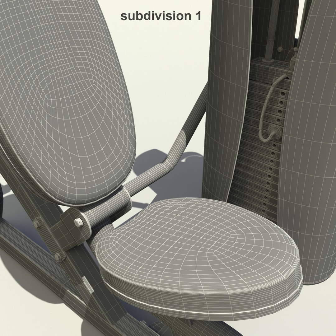 3d Model Chest Press