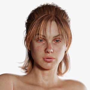 3D Realistic Rigged Woman model