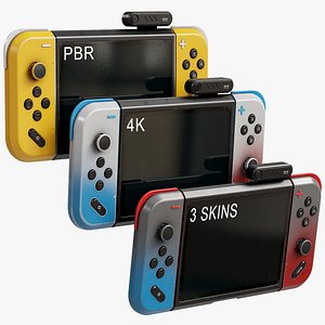 3D Gamepad Controller PBR model