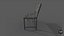 old bench Low-poly 3D model
