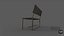 old bench Low-poly 3D model