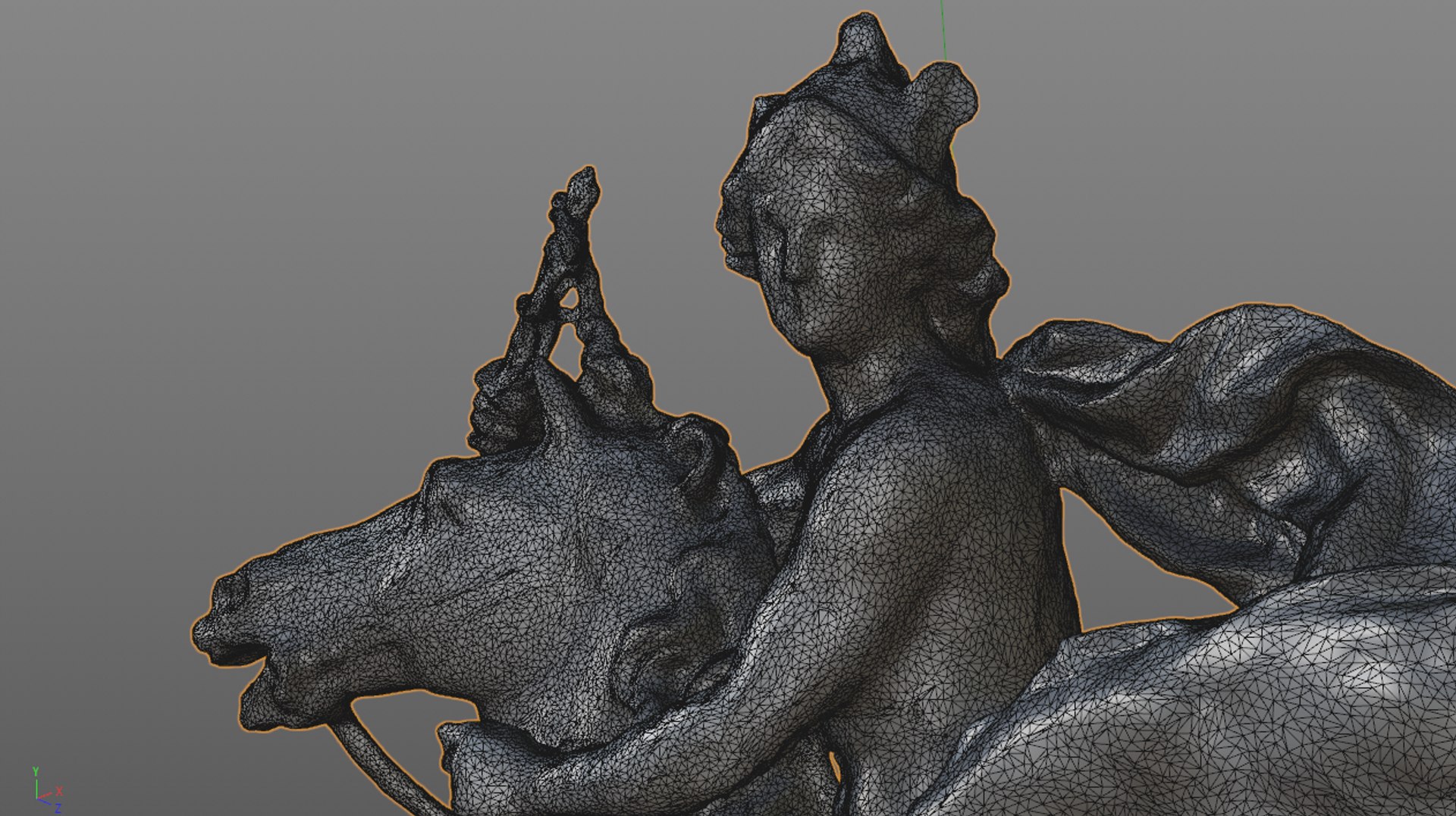 Photo scan 25 statue 3D - TurboSquid 1543577