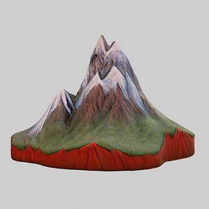 Ornamental mountain model