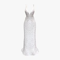 White Lace Gown