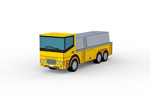 3D tank truck model