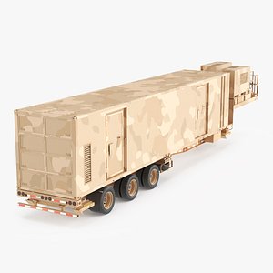 Military Battery Control Center Sand Camouflage