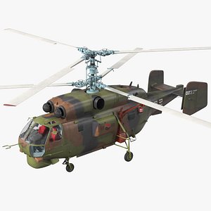 Kamov HH32A South Korea Air Force Helicopter Rigged