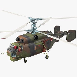Kamov HH32A South Korea Air Force Helicopter Rigged
