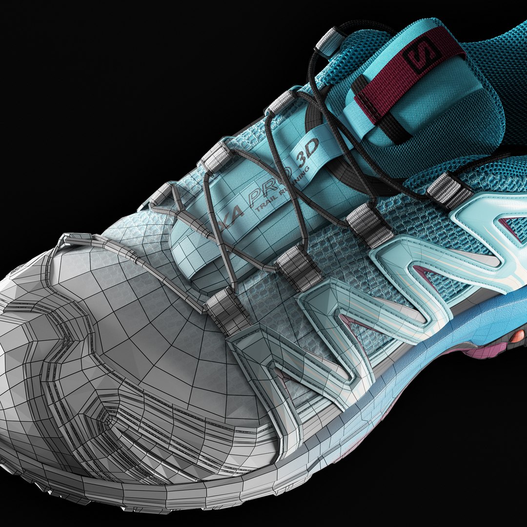 salomon shoes 3d chassis