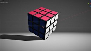 Rubiks Cube 3D with texture