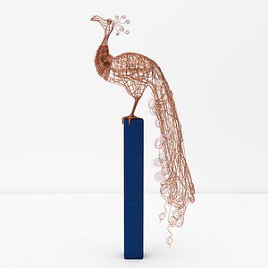 3D Wire Mesh Sculpture model