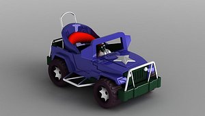 Recreational Toy go-karts playground equipment cars kart 3D model
