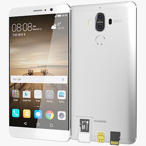 realistic huawei mate 9 3ds