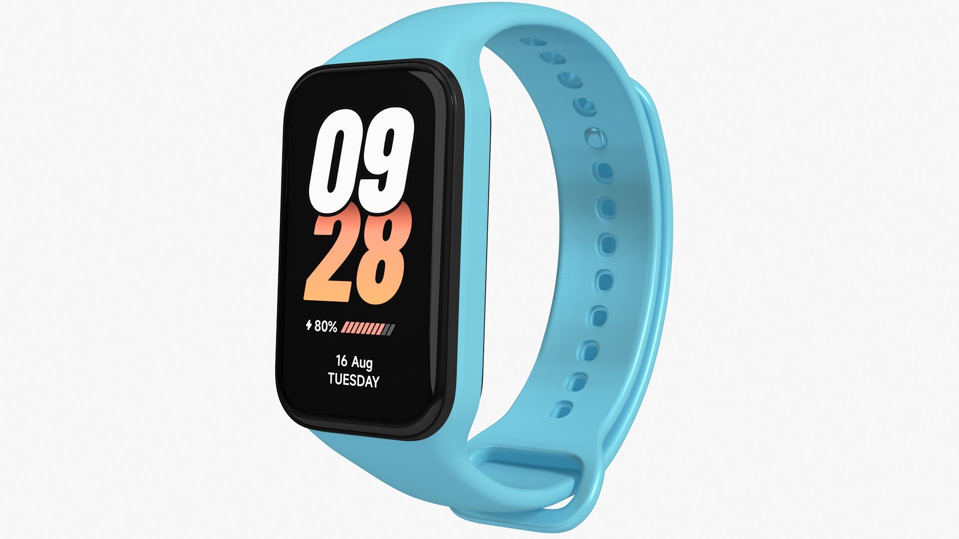 Xiaomi Smart Band 8 Active Blue 3D Model - TurboSquid 2192452