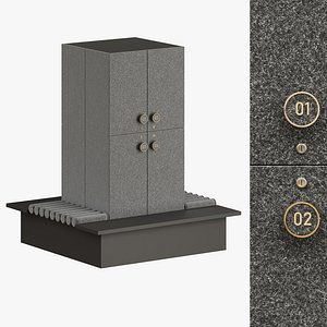 Lockers01 3D model