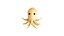 Pulpo de dibujos animados v004