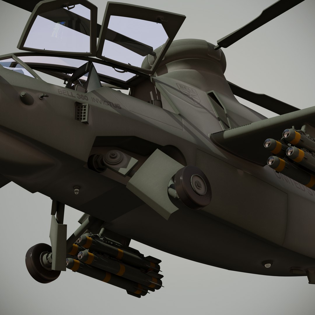 Bell 360 Invictus Model - TurboSquid 1616641