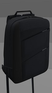3D school bag model