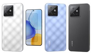 Honor X60 GT All Colors Low Poly 3D model