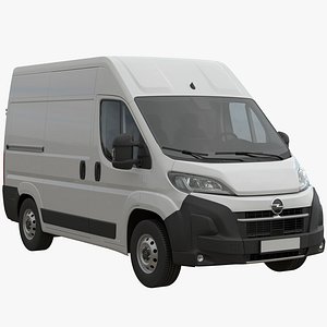 3D 2024 Opel Movano  L1H2 Detailed interior