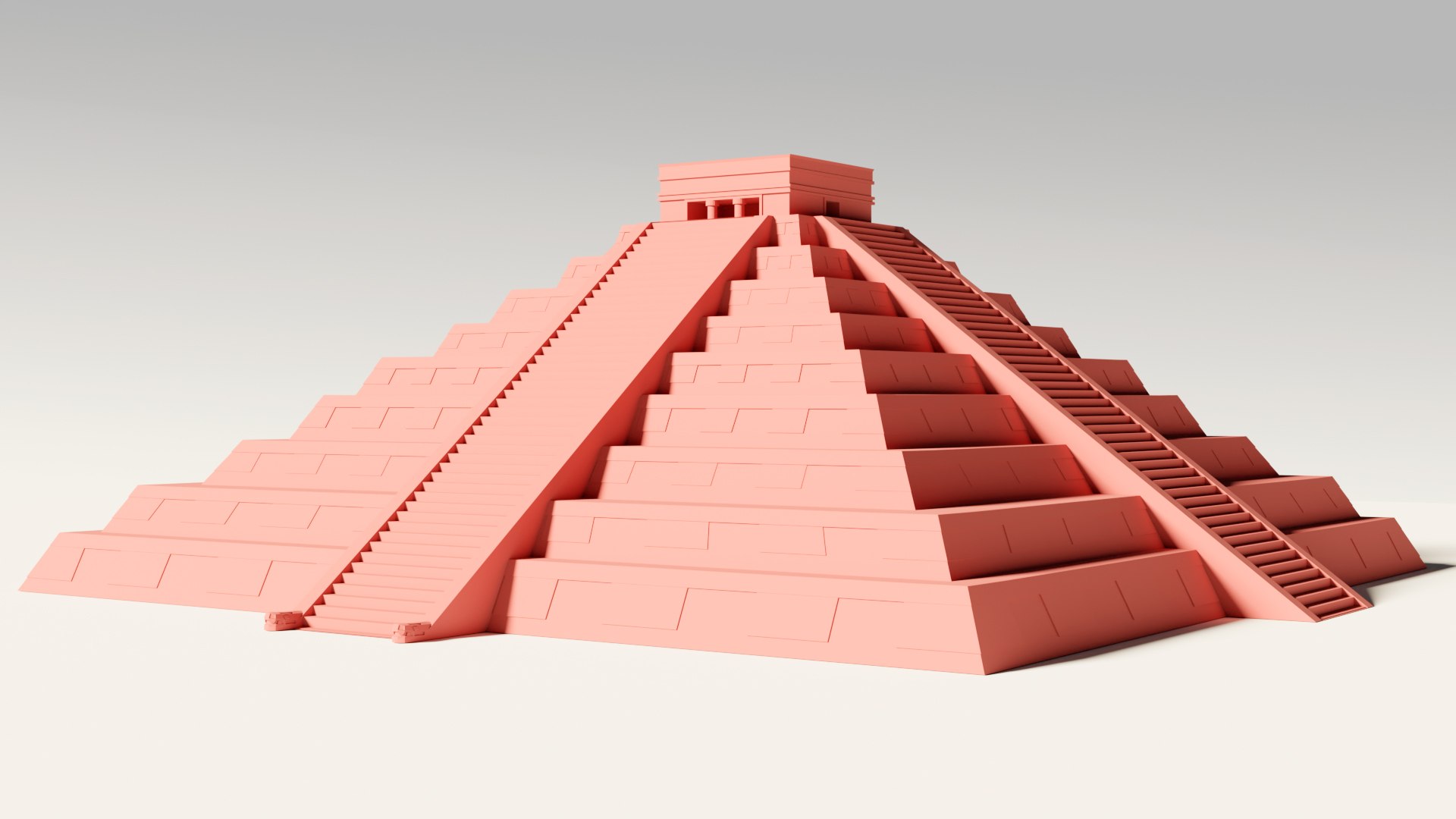 ChichenItza El Castillo 3D Model - TurboSquid 2287121