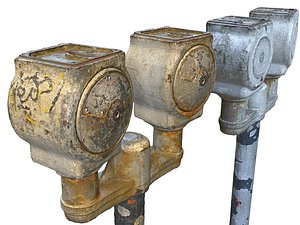 3D parking meter mexico