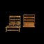 3D-модель предмета мебели (Asset 02).