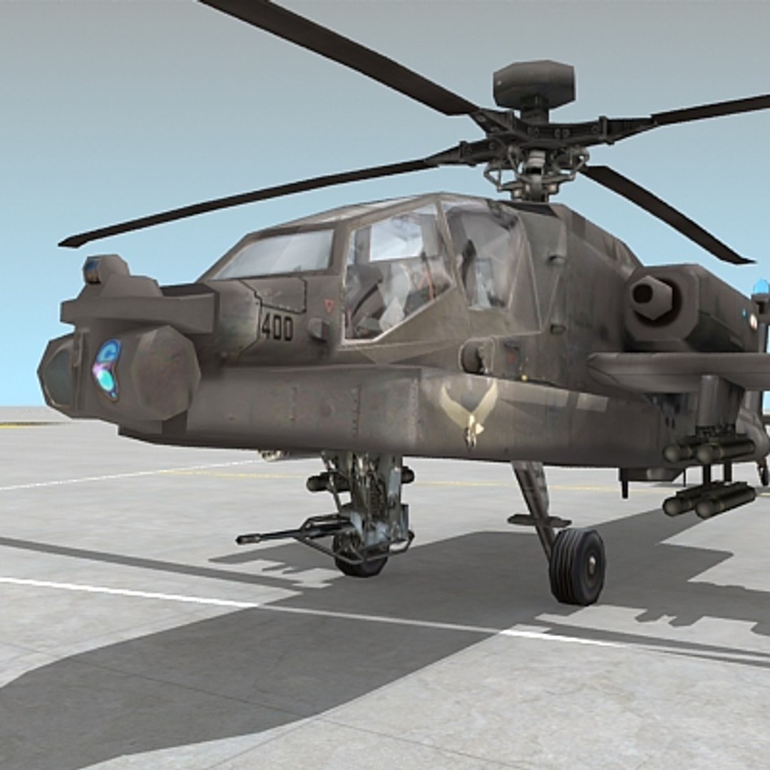 max army ah-64 apache attack helicopter