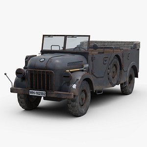 3D model Steyr 1500A Light Truck