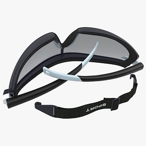 3d safety sport glasses folded