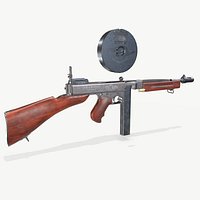 Tommy Gun Thompson Machine Gun