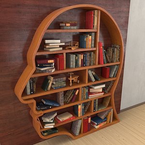 3D book shelf