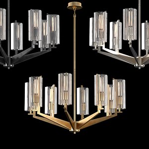 chandelier vendome d92 cm 3D model