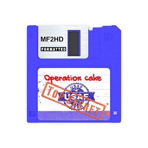 Floppy Disk 3 5 inch blue