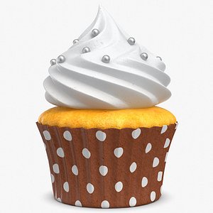 3d model cupcake cake cup