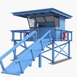 3D Lifeguard Station