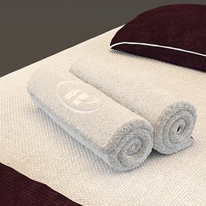 spa bed massage table 3D model