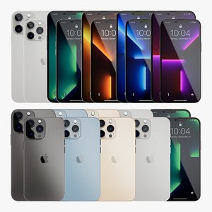 iPhone 13 Pro - Pro Max Collection 3D model