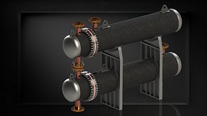 3D TEMA S Class Heat Exchanger