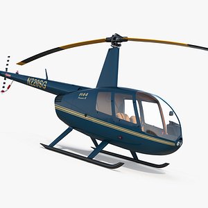light helicopter robinson r44 3ds