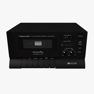3d model tape deck