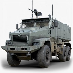 Ural 63095 Armored Car with Interior Realtime