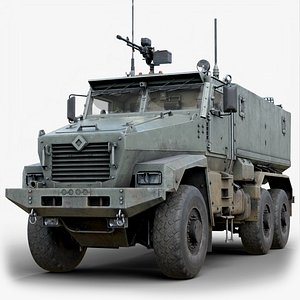 Ural 63095 Armored Car with Interior Realtime