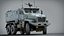 3D Ural 63095 Armored Car with Interior Realtime