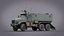 3D Ural 63095 Armored Car with Interior Realtime