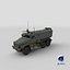 3D Ural 63095 Armored Car with Interior Realtime