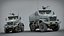 3D Ural 63095 Armored Car with Interior Realtime