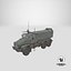 3D Ural 63095 Armored Car with Interior Realtime