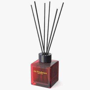 Stick Air Freshener Red 3D model