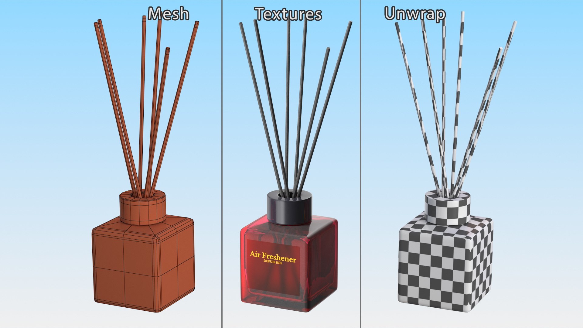 Stick Air Freshener Red 3D model https://p.turbosquid.com/ts-thumb/1i/UXYQry/z7/stickairfreshenerredvray3dmodel013/jpg/1658176448/1920x1080/fit_q87/9a597279dfd551e1ed416be750982f311bc0e41e/stickairfreshenerredvray3dmodel013.jpg